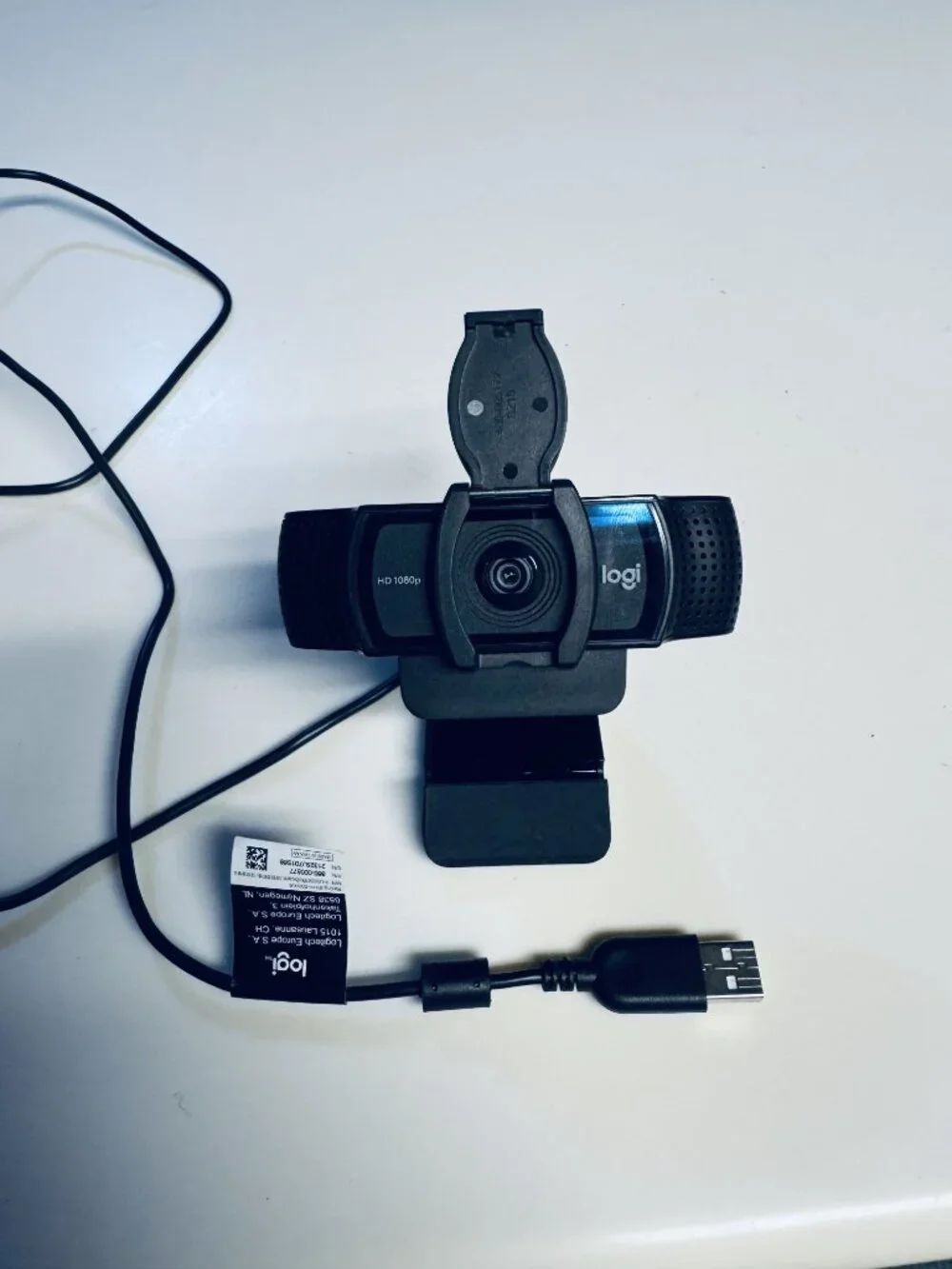 Logitech C920e Business Webcam, Full HD 1080p/30fps Video Calling